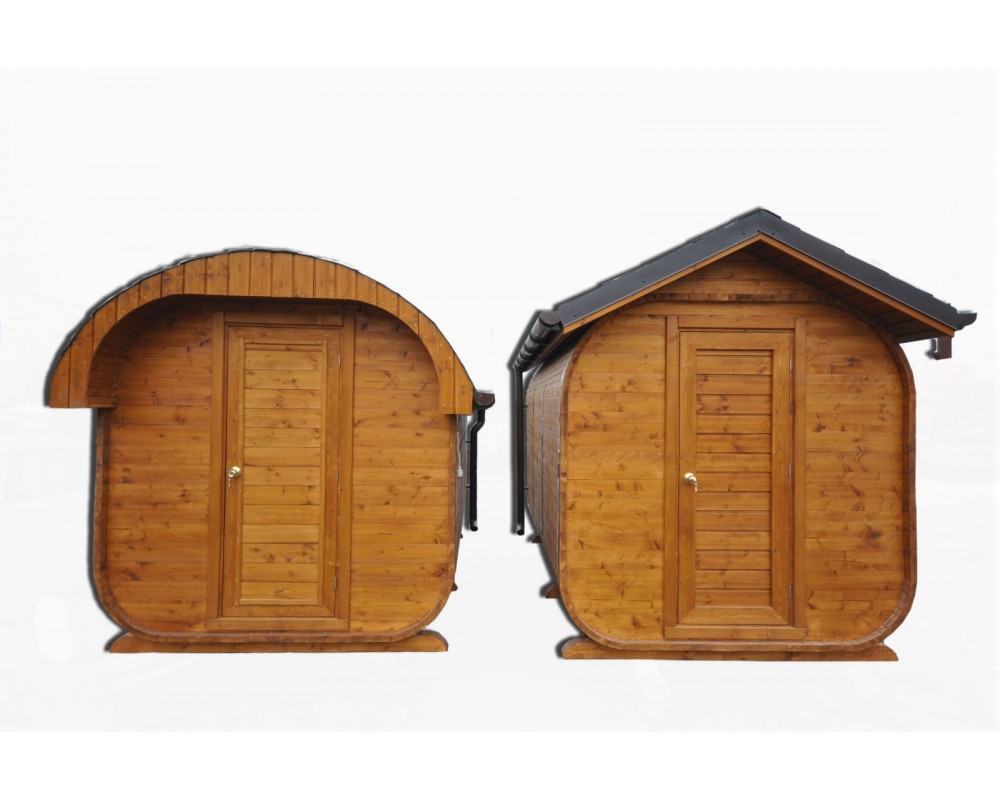 Ovalaus stogo sauna Ovalaus stogo sauna