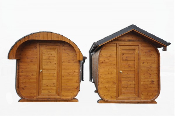 Ovalaus stogo sauna Ovalaus stogo sauna
