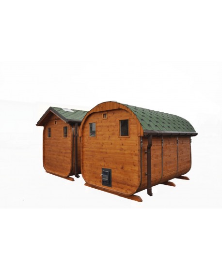 Ovalaus stogo sauna Ovalaus stogo sauna