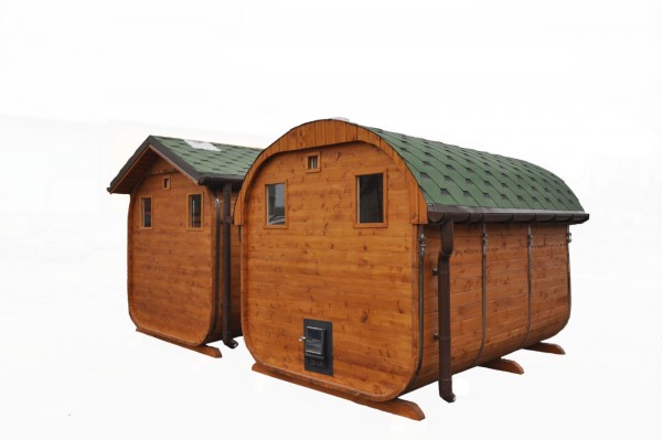 Ovalaus stogo sauna Ovalaus stogo sauna