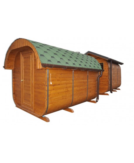 Ovalaus stogo sauna Ovalaus stogo sauna