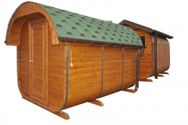 Ovalaus stogo sauna Ovalaus stogo sauna