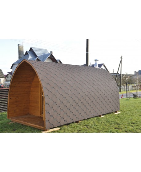 Sauna su panoraminiu langu Sauna su panoraminiu langu