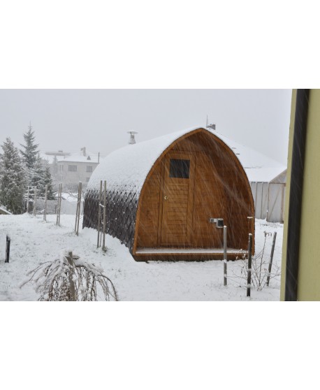Sauna su panoraminiu langu Sauna su panoraminiu langu
