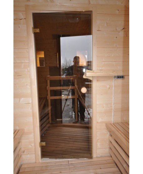 Ovalaus stogo sauna Ovalaus stogo sauna