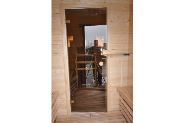 Ovalaus stogo sauna Ovalaus stogo sauna